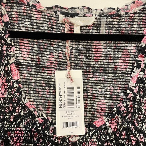 Last Chance! New LoveShackFancy Trevor Cotton Smock Floral Mini Dress L $345 - Picture 6 of 7